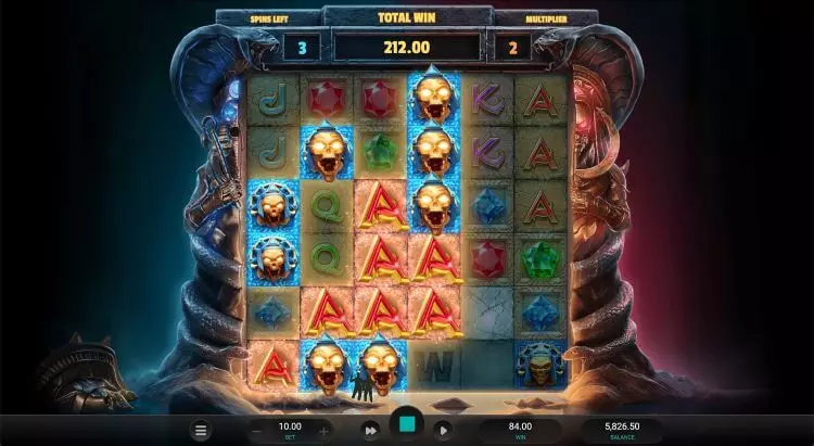 Jackpot video slot Temple Trumble 2 free spins feature