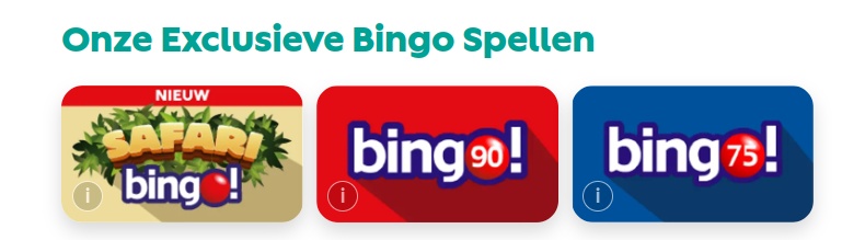 spellen bij tombola bingo