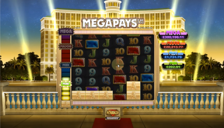 Win een van de progressieve jackpots in Bonanza Megapays