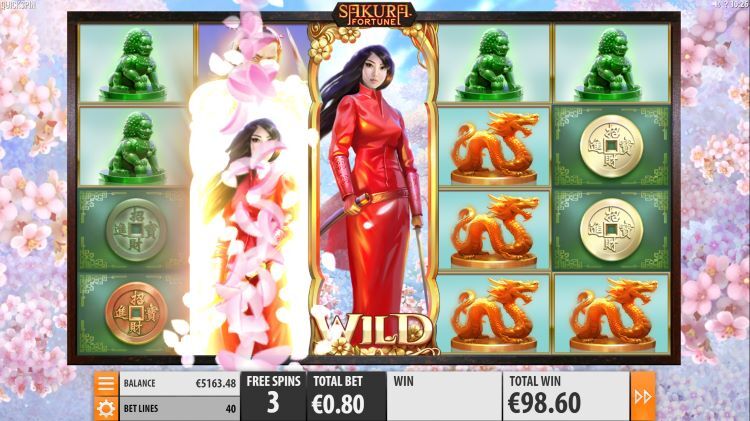 Sakura Fortune gokkast met Oosters thema