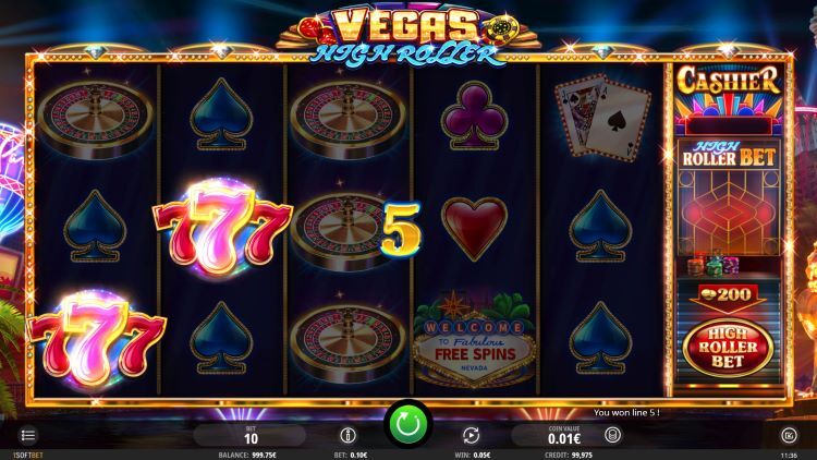 Vegas High Roller gokautomaat van iSoftbet