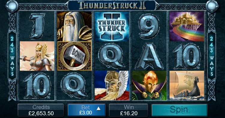 Thunderstruck II casino game