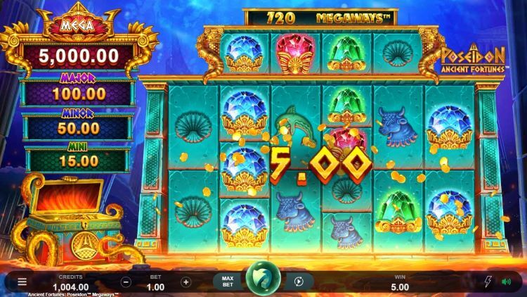 Ancient Fortunes Poseidon Megaways casino spel