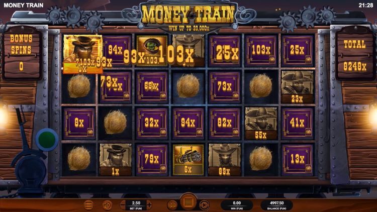 Bonus game Money Train gokkast