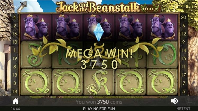 Jack and the Beanstalk mega win