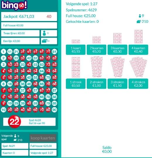 Bingo90 van Tombola