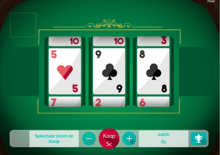 Poker Tombola spelen