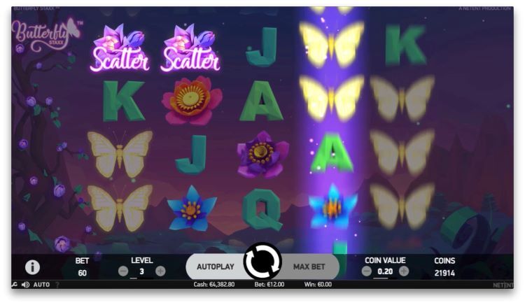 Butterfly Staxx casino spel