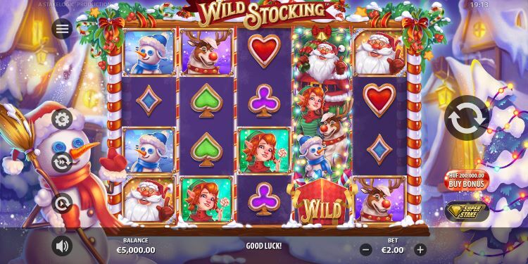 Wild Stocking kerst gokkast van Stakelogic