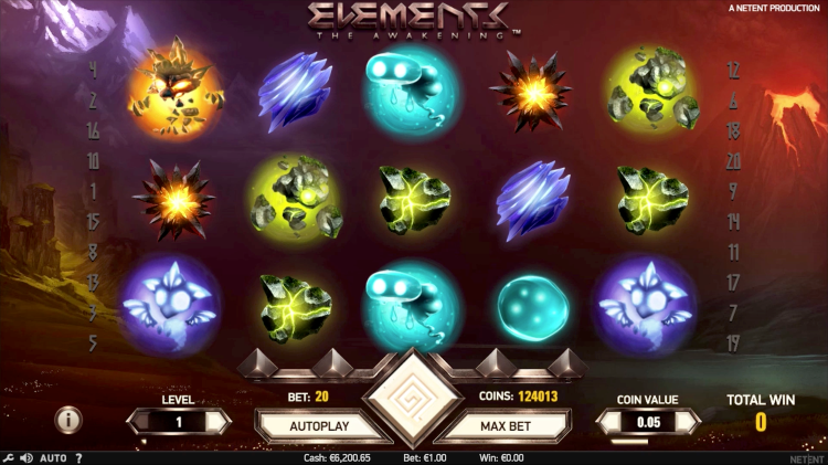 Elements: The Awakening free spins bonus