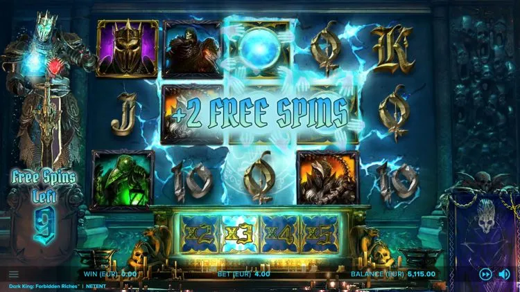 Dark King: Forbidden Riches free spins bonus