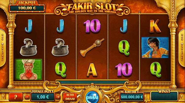 Gaming1 Fakir video slot met progressieve jackpot