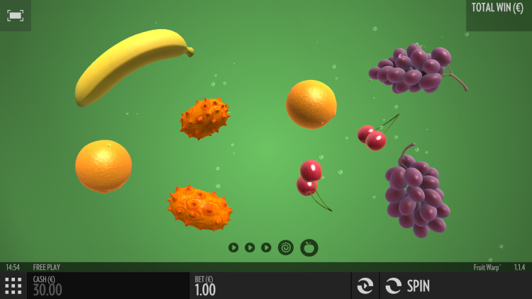 Fruit Warp slot game zonder herkenbare rollen