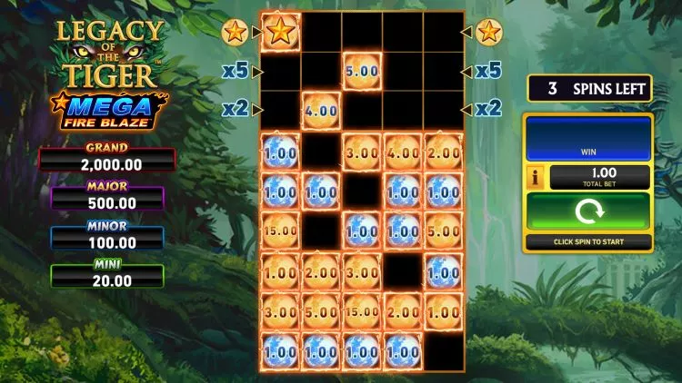 Legacy of the Tiger Mega Fire Blaze jackpot spelen