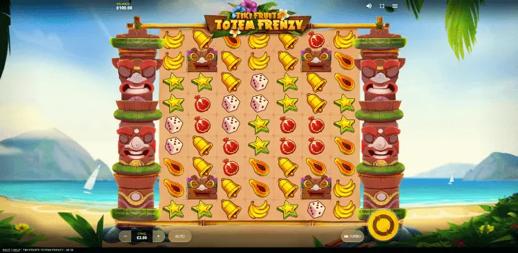 Tiki Fruits Totem Frenzy - Red Tiger