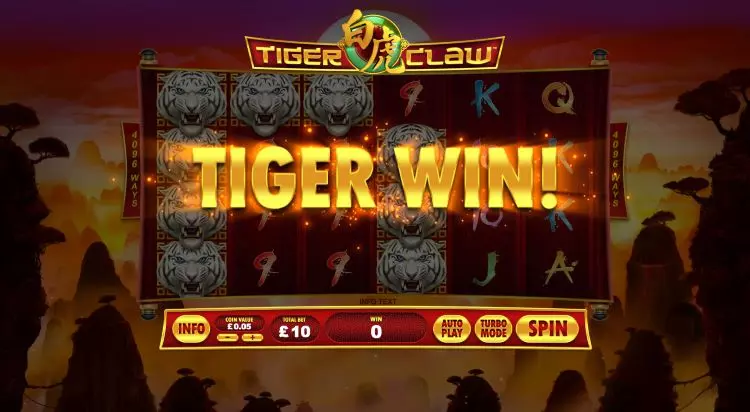 Tiger Claw demo spelen voor de fun