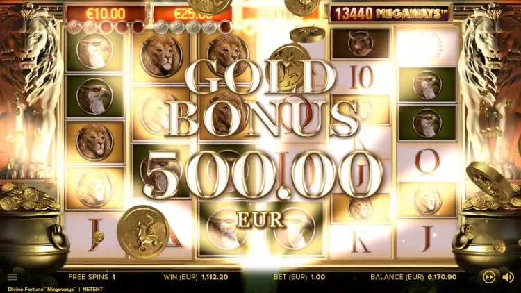 Divine Fortune Megaways free spins bonus