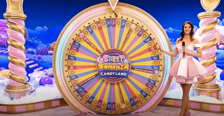 Sweet Bonanza CandyLand Live casino game