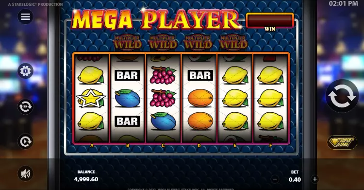 Mega Player fruitautomaat spelen