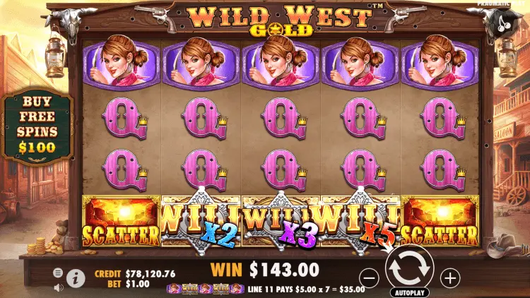 Wild West Gold demo versie