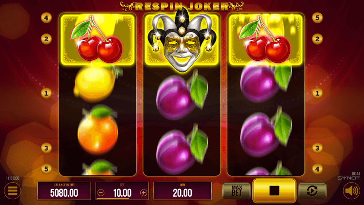 Respin Joker fruitautomaat spelen