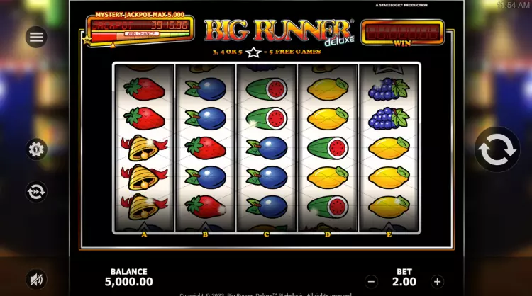 Met Big Runner Deluxe bonus vrijspelen