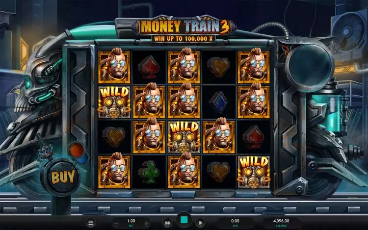 Money Train 3 basisspel met respin feature