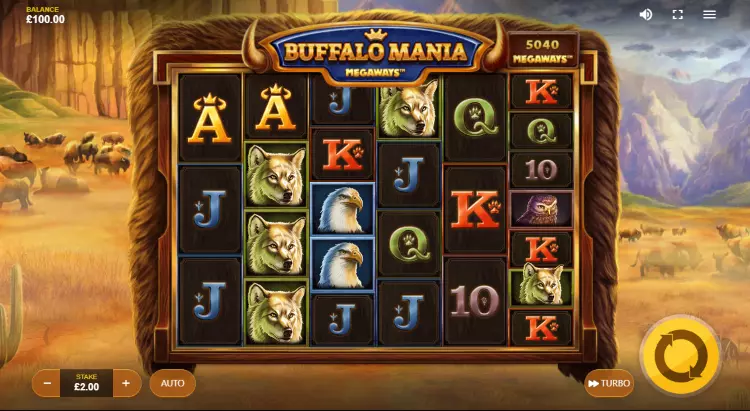 Buffalo Mania Megaways met super wilds