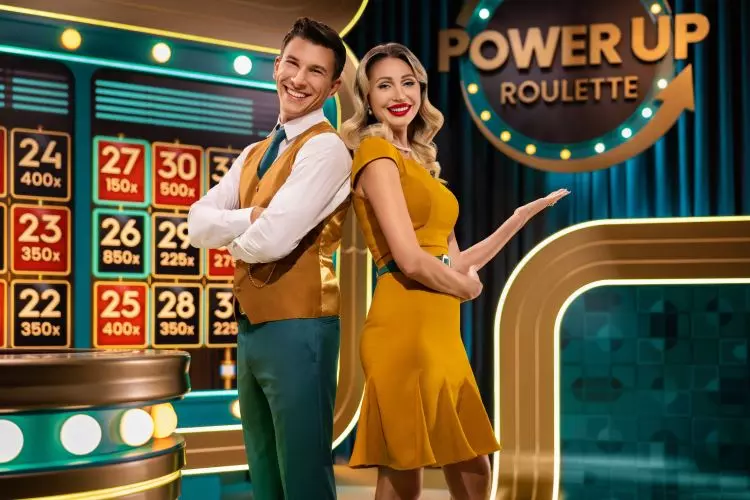 PowerUp Roulette van Pragmatic Play met extreme multipliers