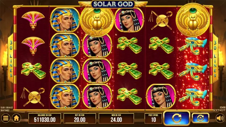 Solar God met gamble feature