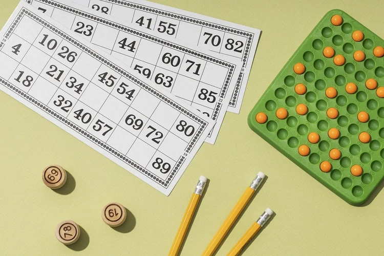 Bingo kaart en bord