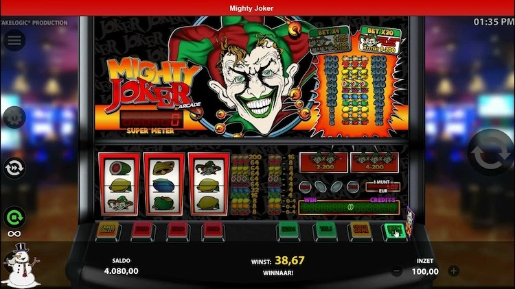 Mighty Joker speelveld