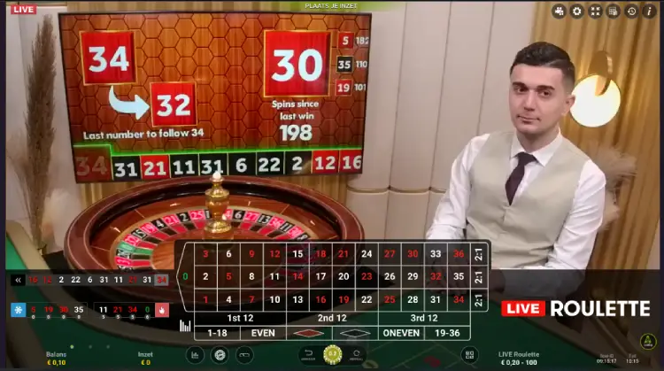 Live Roulette van Authentic Gaming