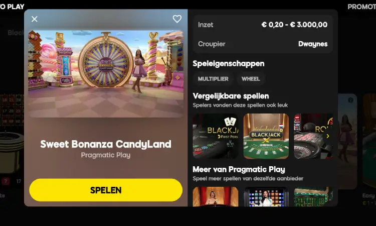 Spelinformatie bij 888 Casino