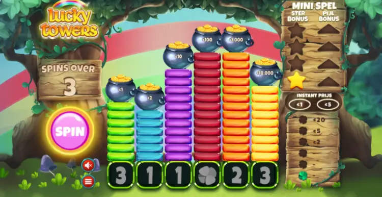 Lucky Towers Game play
