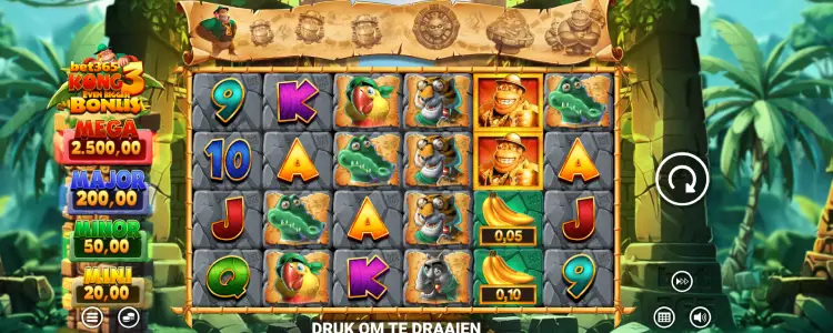 Spelverloop bet365 Kong 3 Even Bigger Bonus