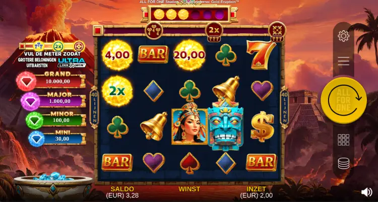 Aztec Inferno Gold Eruption videoslot