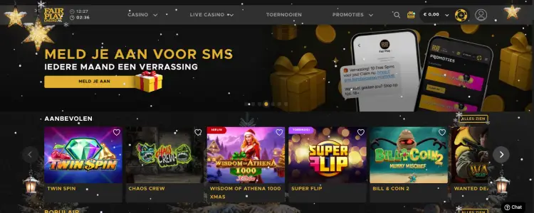 Winterse homepage Fair Play Online Casino