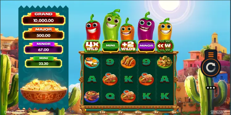 Chili Fusion videoslot van Slingshot Studios