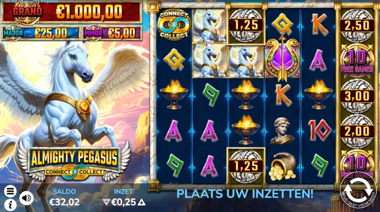 Almighty Pegasus casino spel