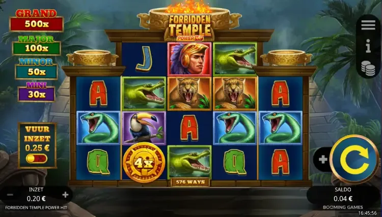 Forbidden Temple: Power Hit - Booming Games