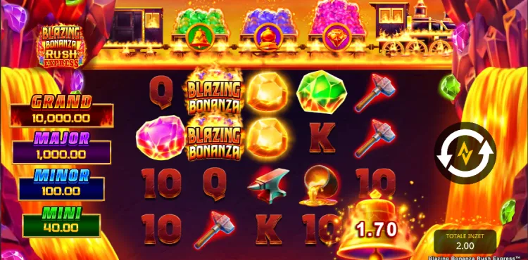 Blazing Bonanza Rush Express gokkast