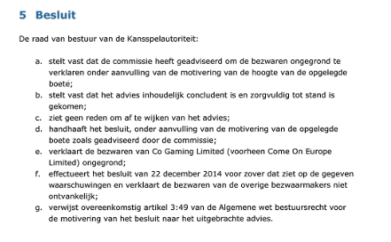 advies raad van bestuur Ksa