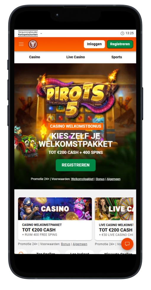 leovegas mobiele spellen