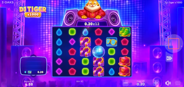 DJ Tiger x1000 basisspel