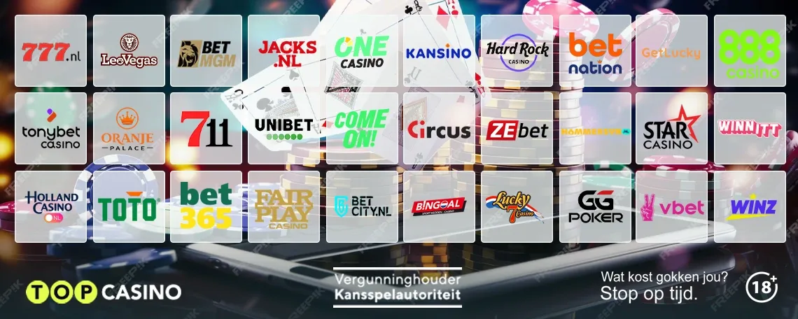 Overzicht van alle Nederlandse casino's met licentie van de KSA