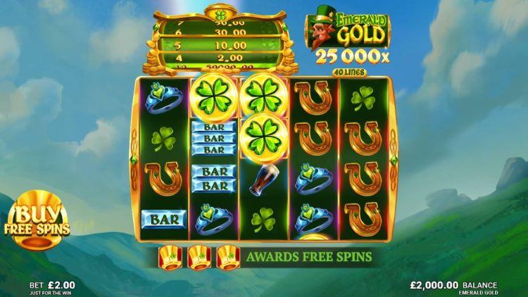 Ierse gokkast Emerald Gold Ierse gokkast Emerald Gold