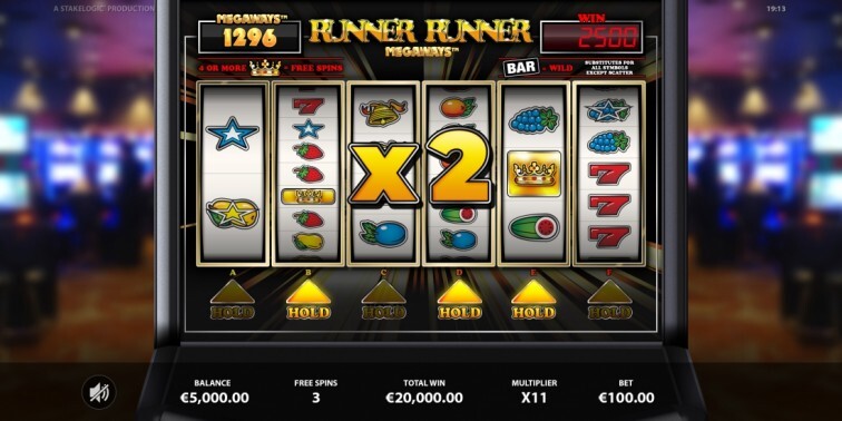 Runner Runner Megaways free spins bonus