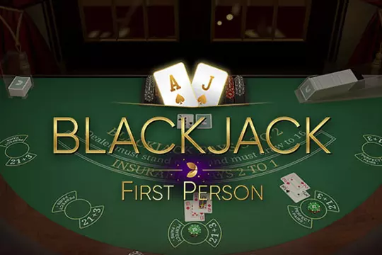First Person Blackjack spelen van Evolution