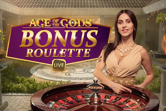 Age of the Gods Bonus Roulette Live casino game